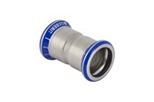Pressrør og fittings - Geberit Mapress muffe rustfri 18 mm - 32003