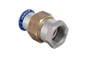 Pressrør og fittings - Geberit Mapress forskruning rustfri 54 mm 2 muffe/muffe - 35309
