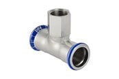 Pressrør og fittings - Geberit Mapress tee rustfri 18x1/2x18 mm med m - 31305