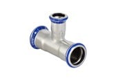 Pressrør og fittings - Geberit Mapress tee rustfri 54x35x54 mm - 31225