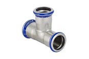 Pressrør og fittings - Geberit Mapress tee rustfri 15 mm - 31002