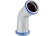 Pressrør og fittings - Geberit Mapress bøjning rustfri 45° 22 mm med muffe - 30604