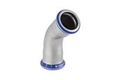 Pressrør og fittings - Geberit Mapress bøjning rustfri 45° 15 mm med muffe - 30602