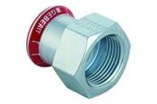Pressrør og fittings - Geberit Mapress overgansmuffe 15mmx3/8" - 21827