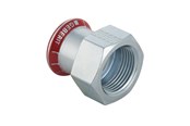 Pressrør og fittings - Geberit Mapress overgang FZ 15x1/2 muffe/muffe - 21802