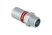 Pressrør og fittings - Geberit Mapress overgang FZ 15x1/2 nippel/nippel - 21932