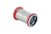 Pressrør og fittings - Geberit Mapress dobbeltmuffe FZ 76 mm - 22009
