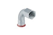 Pressrør og fittings - Geberit Mapress bøjning FZ 90° 22x3/4 M/M - 20557
