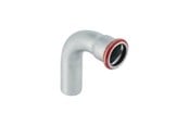 Pressrør og fittings - Geberit Mapress bøjning FZ 90° 18 mm med nippel - 20303
