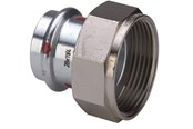 Pressrør og fittings - Viega Prestabo tilslutningsforskruning 22 mm x 3/4" forzinket stål - 693091