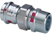 Pressrør og fittings - Viega Prestabo overgangsforskruning 22 x 3/4 Stål / Forzinket - 559250