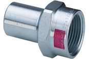 Pressrør og fittings - Viega Prestabo indstiksstykke 15 x 1/2" forzinket stål - 559137