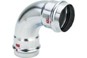 Pressrør og fittings - Viega Prestabo bøjning 90° 18 Stål/Forzinket, 558130 - 558130
