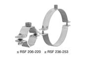 Rørophæng og rørkoblinger - Flamco rsf rørbøjle g1/2-m10 x 69-76 - 54211
