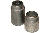 Rørophæng og rørkoblinger - Unite zink forlængerstykke 21,5 mm til 38" rørbærer - 016535021