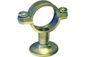 Rørophæng og rørkoblinger - Unite zink rørbærer 30 mm x 34" med vægflange - 016534006