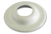 Bøsninger, rosetter, murtætninger og anboringsbøjler - Megatherm Bøsningskrave plast hvid 12 mm - 015211012