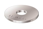 Rørophæng og rørkoblinger - Flamco Underlagsskive galvaniseret m8 ø28 mm - 70812