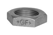 Gevindfittings - Georg-Fischer Kontramøtrik sort 3/8 - 770310103