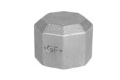 Gevindfittings - +GF+ Slutmuffe sort 2" - 770300109