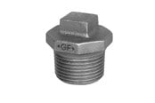 Gevindfittings - Georg-Fischer Prop sort med rand 1/4 - 770290102