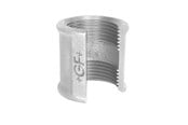 Gevindfittings - Georg-Fischer Muffe galvaniseret 1/8 - 770270201