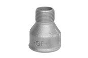 Gevindfittings - +GF+ Spidsmuffe sort reduktion muffe/nippel 1 x 1/2 - 770246121