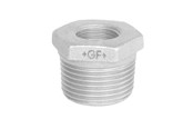Gevindfittings - +GF+ Nippelmuffe galvaniseret koncentrisk 2" x 1" - 770241239