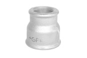 Gevindfittings - +GF+ Formmuffe galvaniseret reduktion 2 x 1/2 - 770240234