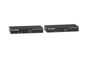 Repeater, boostere, bridges & transceiver - Black Box KVX Series KVM Extender over CATx - 4K Single-Head DisplayPort USB 2.0 Hub Serial Audio Local Video - KVXLCDP-100