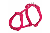 Hunde - Trixie Premium H-Harness XS–S: 30–44 cm/10 mm Fuchsia - TX-203211