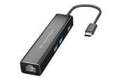 USB hub - Conceptronic DONN07B - hub - 3 ports USB hub - 3 ports - Sort - DONN07B