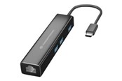 USB hub - Conceptronic DONN07B - hub - 3 ports USB hub - 3 ports - Sort - DONN07B