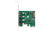 Controller - Lanberg PCE-US3-004 - USB adapter - PCIe - USB 3.1 Gen 1 x 4 - PCE-US3-004