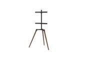 Fladskærms TV - Tilbehør - Sinox Tripod TV gulvstand med drejbar top - 50"-65" - Mørkt træ/sort - SWB7220