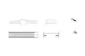 Vægbeslag, AV-Beslag & AV-Møbler - Yealink VESA mount for MVC400/A20/UVC40/A30 - Maks - Maks størrelse - VCS-TVMount2