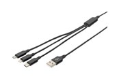 Skærmkabel - DIGITUS Lightning cable - 1 m - AK-300160-010-S