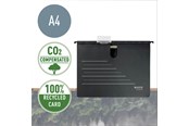 Arkivering & Opbevaring - Leitz Alpha® Recycle hængemappe med mekanisme, Sort - 19200095