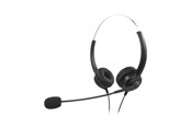 Hovedtelefoner/headset - MediaRange hovedtelefoner m/mikrofon - Sort - MROS304