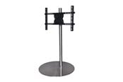 Vægbeslag, AV-Beslag & AV-Møbler - ConnecTech Sinox StandView TV gulvstand med drejbar top - 55"-85" - Alu finish - Maks 60 kg - Maks størrelse 85" - SWB7170