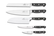 Køkkenredskaber - Lion Sabatier Pluton knife set steel/black - 20594
