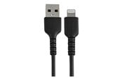 Skærmkabel - StarTech.com 15cm Durable USB A to Lightning Cable - RUSBLTMM15CMB