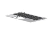 Tastatur - HP Zbook Firefly 14 G7 - Topcover Nordic- BL - Bærbar tastatur - til udskiftning - Nordisk - Grå - M14635-DH1