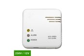 Sikkerhed - Foss Europe Life gaslarm 230V/12V, hvid - 100300