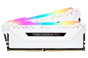 RAM - Corsair Vengeance RGB PRO DDR4-3200 - 32GB - CL16 - Dual Channel (2 pcs) - Intel XMP - Hvid med RGB - CMW32GX4M2E3200C16W