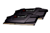 RAM - G.Skill Ripjaws V DDR4-2666 - 64GB - CL19 - Dual Channel (2 pcs) - Intel XMP - Sort - F4-2666C19D-64GVK