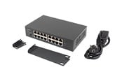 Switch - Lanberg RSGE-16 16-Port Gigabit Unmanaged Rack Switch - RSGE-16