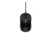 Mus - ASUS MU101C Blue Ray Silent - Mus - Optisk - 3 knapper - Sort - 90XB05RN-BMU000
