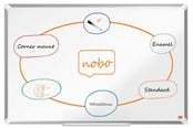 Konference & Præsentation - Nobo Premium Plus emaljeret magnetisk whiteboard 90x60cm - 1915144