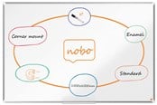 Konference & Præsentation - Nobo Premium Plus emaljeret magnetisk whiteboard 150x100cm - 1915146
